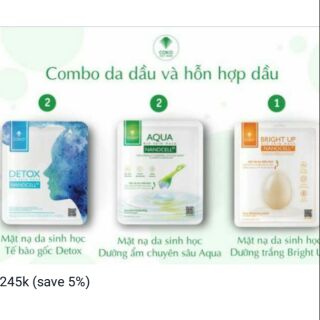 Combo da dầu và hỗn hợp thiên dầu