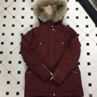 Áo parka đỏ hàng xuất dư