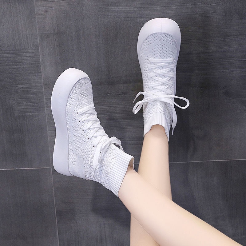 Giày Thể Thao Cổ Cao Thời Trang Dành Cho Nữ