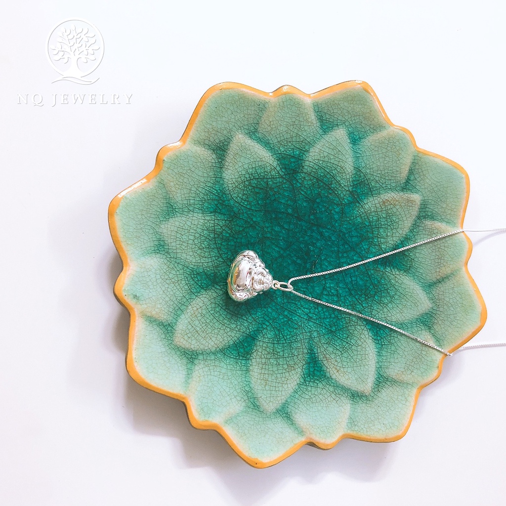Dây chuyền bạc mặt phật di lặc - NQ Jewelry