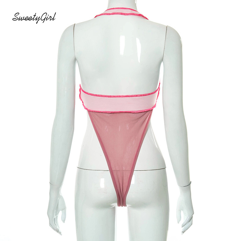 Áo liền quần không tay cổ U quyến rũ cho nữ