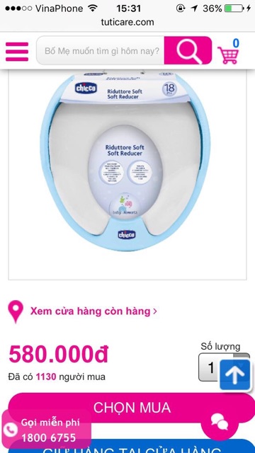 Bệ ngồi toilet Chicco