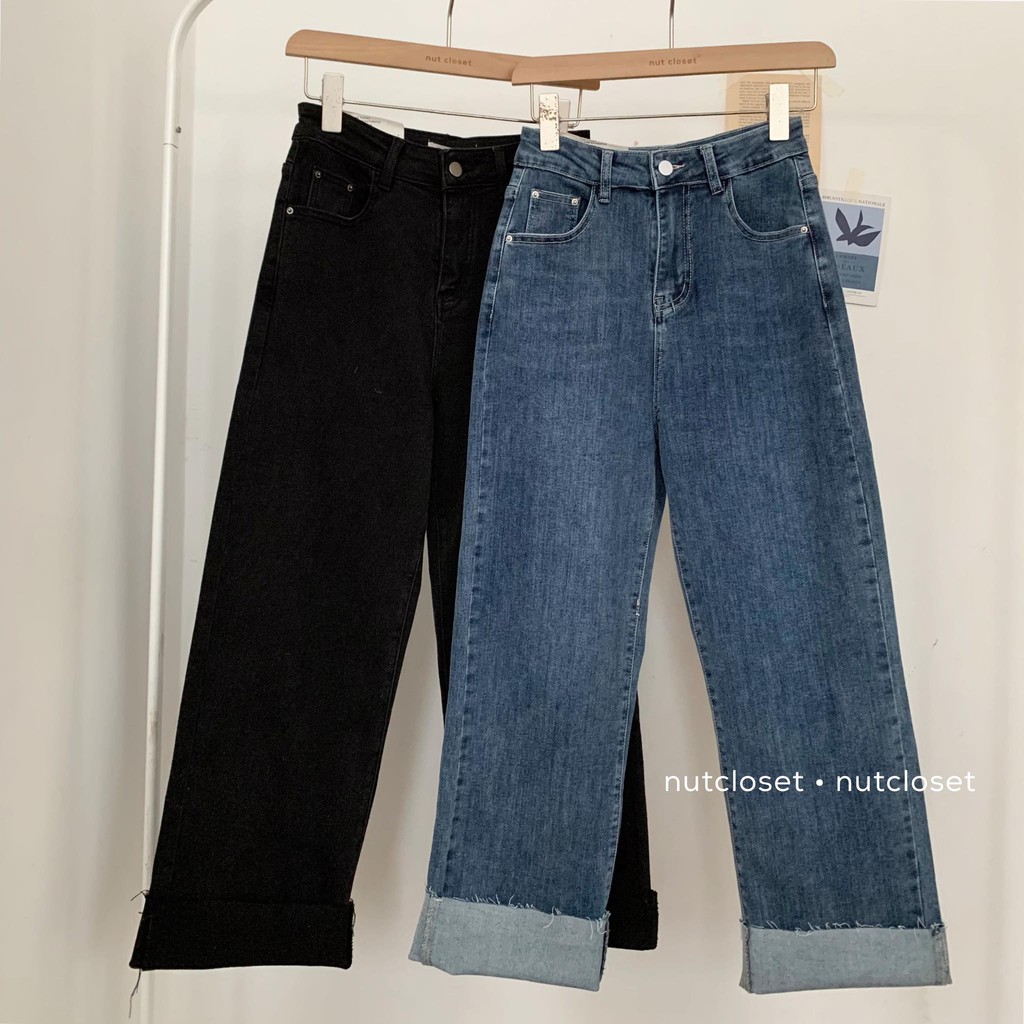 Quần jeans gập gấu _ Q0076