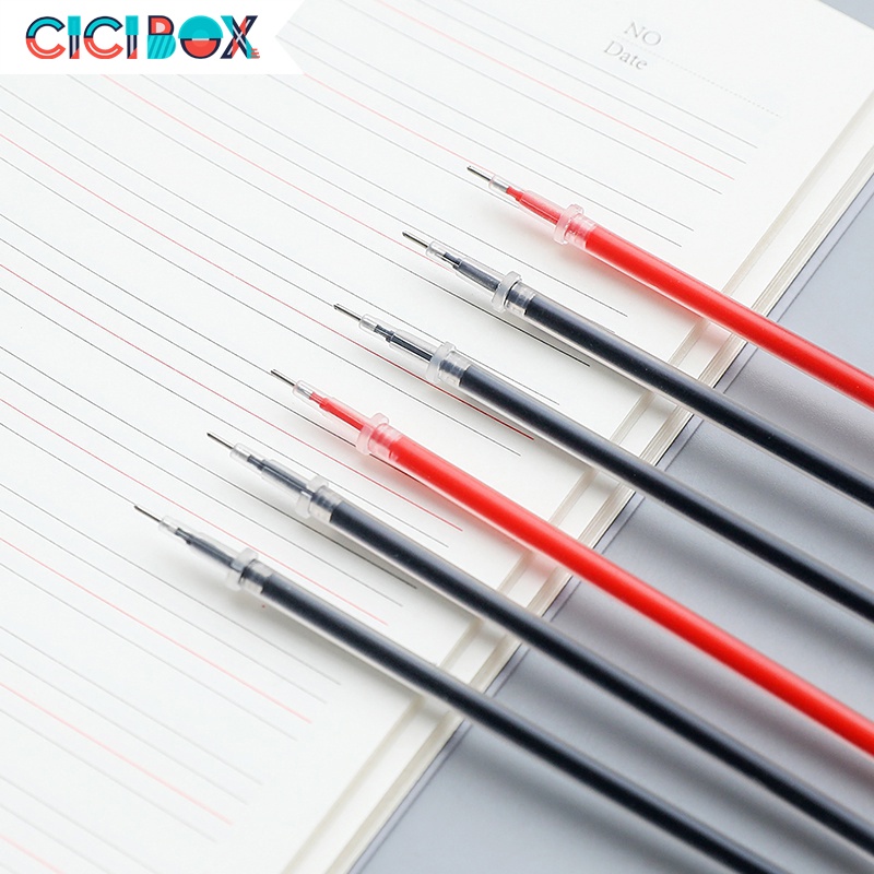 Ruột bút bi nước 3 màu xanh đỏ đen ngòi bút bi nước Thay Thế Bút Chữ A Tiện Dụng CICIBOX