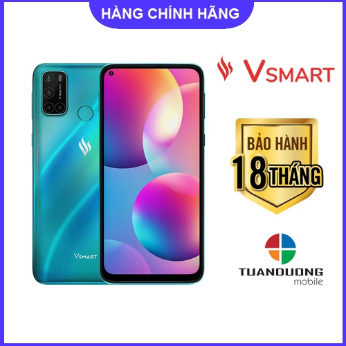 [Mã SKAMSALE06 giảm 10% đơn 150k] Điện thoại Vsmart Joy4 (6GB/64GB) Hàng Mới Nguyên Hộp - Bảo Hành Chính Hãng