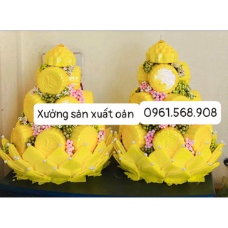 Sỉ 10 cánh chân đế làm oản tài lộc, oản đào, tháp bánh, tháp nước | Phụ kiện trang trí