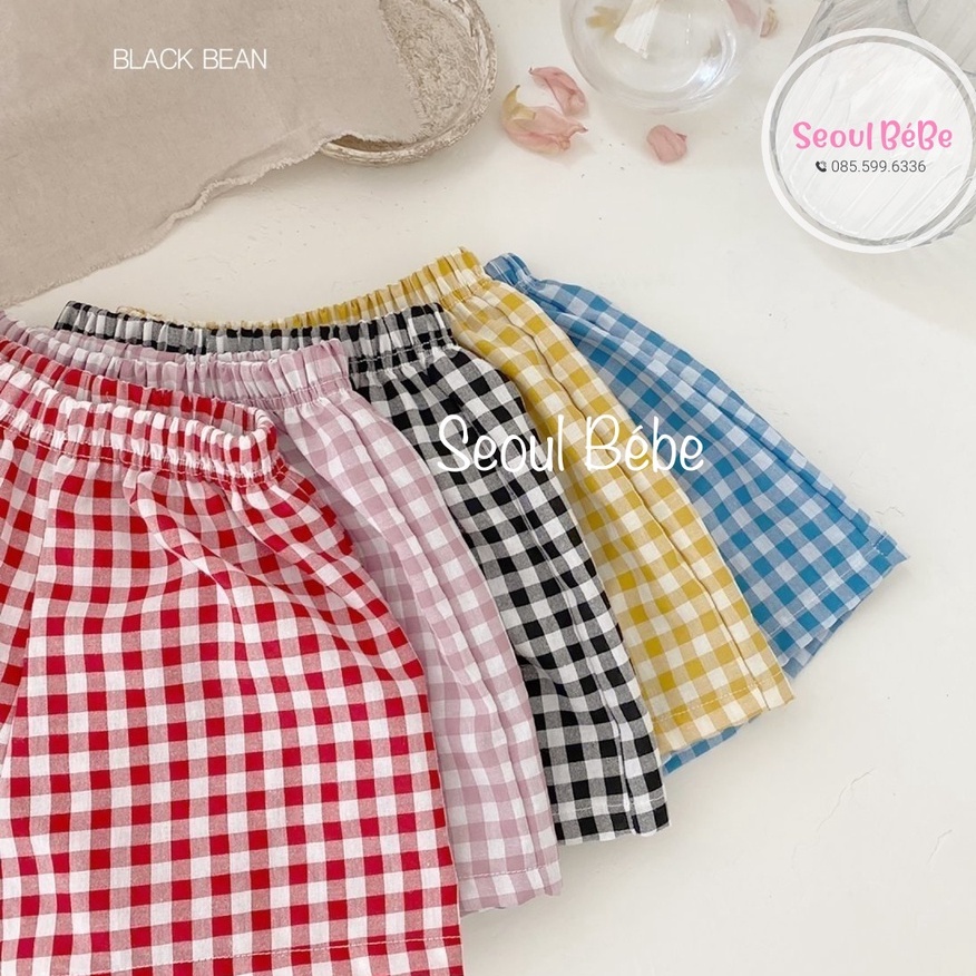 Quần short Our pants cho bé 12-18kg hãng Blackbean hè 2022