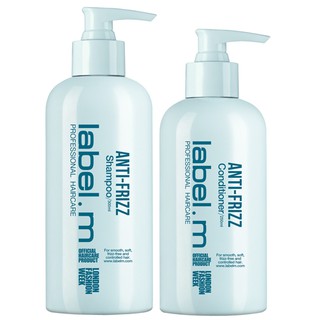 Dầu gội xả cho tóc bông xù làm thẳng tóc LABEL.M ANTI - FRIZZ 2 DUNG TÍCH