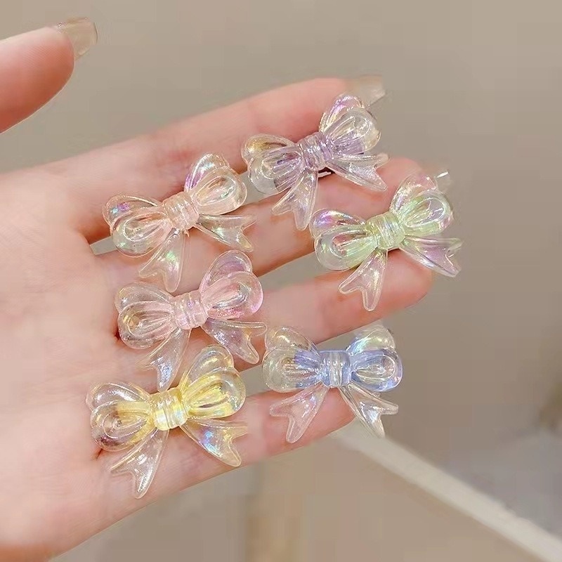 Kẹp Tóc Hình Nơ Bướm Nhiều Màu Phong Cách Hàn Quốc Ngọt Ngào Dễ Phối Đồ Dành Cho Bạn Nữ