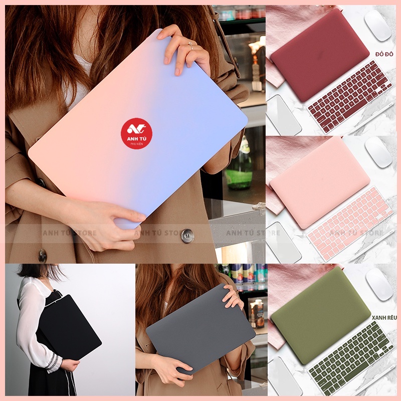 Ốp Macbook - Case Macbook Kèm Phủ Phím Macbook (Tặng Khăn Lau Màn Hình)