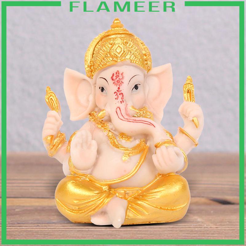 [Flameer] Mô Hình Tượng Voi Chúa Tể Tài Lộc Tài Lộc Ganesha Trang Trí Cửa Hàng