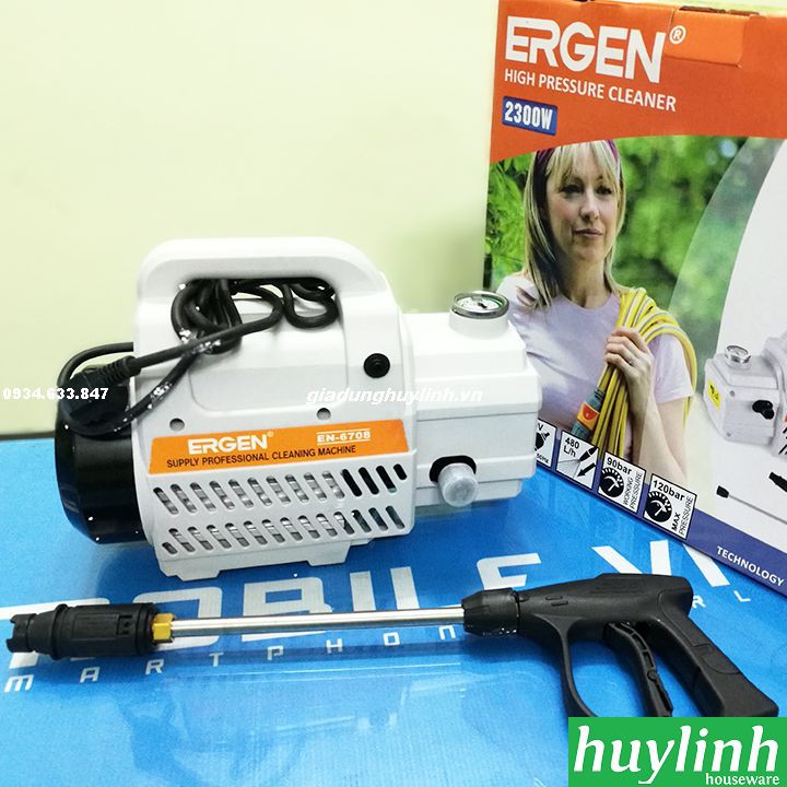 Máy rửa xe Ergen EN-6708 - 2300W - 120 bar