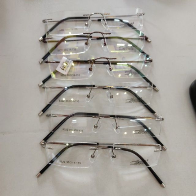 Gọng kính khoan siêu nhẹ(tặng hộp)