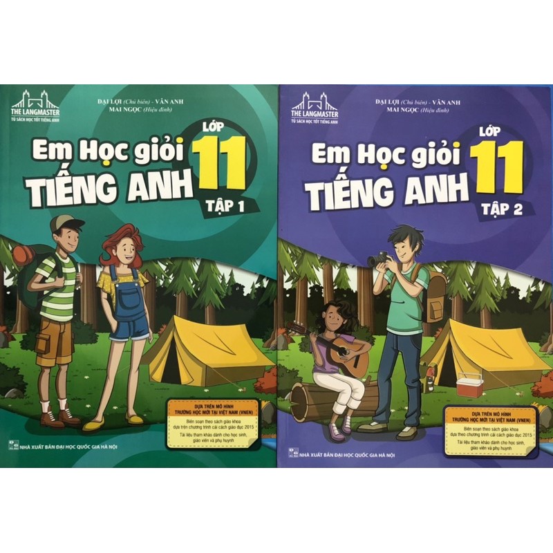Sách - Em học giỏi tiếng anh lớp 11 (Combo 2 tập)