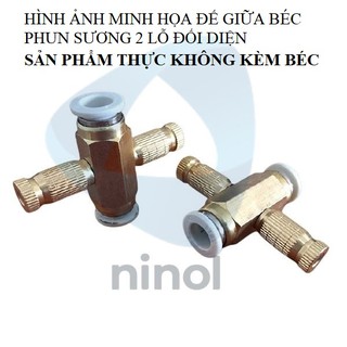 Đế Béc Phun Sương Nối Nhanh Dùng Cho Ống Tiện Lắp Đặt, Phun Mịn