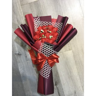 bó hoa hồng sáp 15 bông