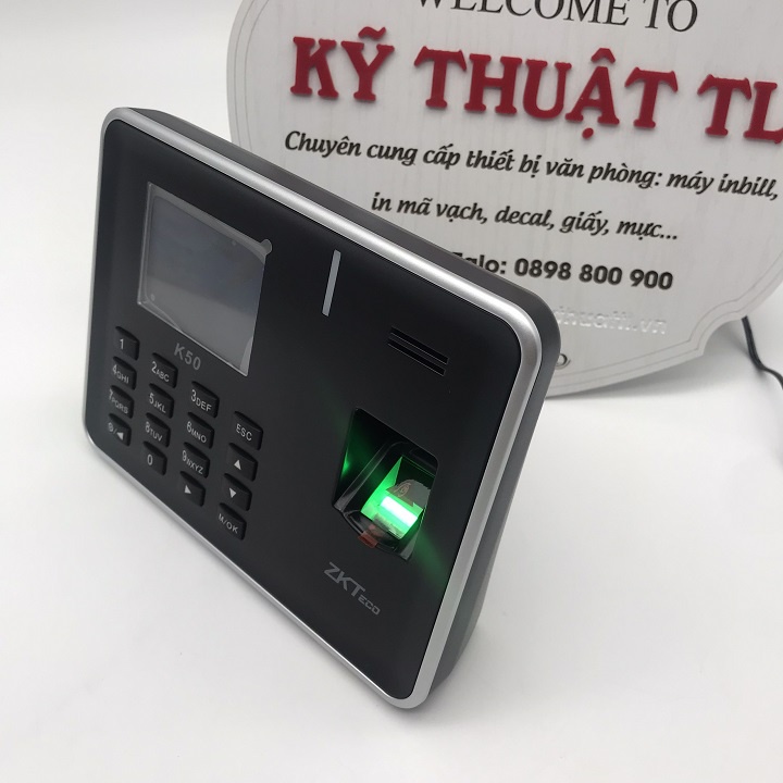 Máy chấm công vân tay ZKteco K50