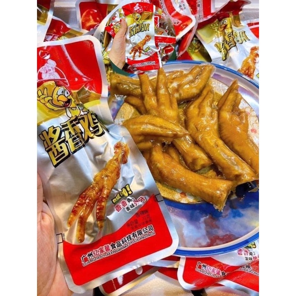 CHÂN GÀ CAY TỨ XUYÊN (nsx in trên bao bì. hsd 12tháng kể từ nsx)