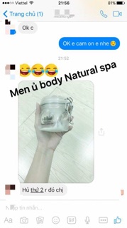 Men ủ trắng body 