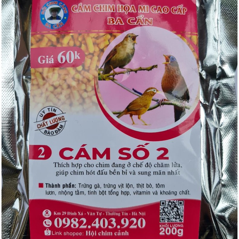 Cám chim họa mi số 2 (Ba cẩn)