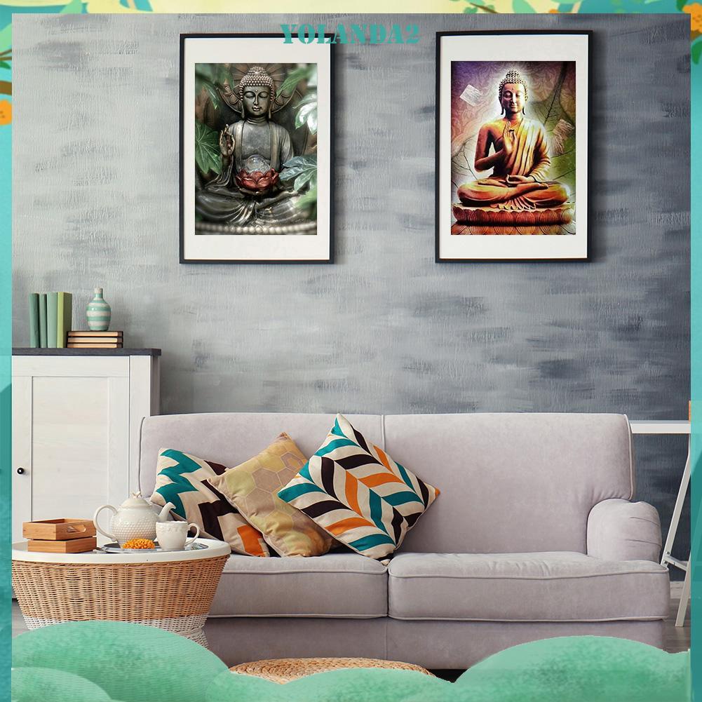 Tranh đính đá kim cương toàn bộ 5D DIY hình bức tượng Phật