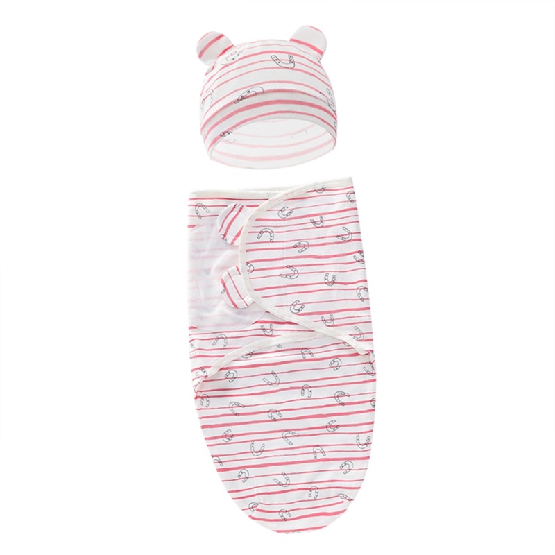 Chăn Quấn Em Bé Kèm Mũ Xinh Xắn Tiện Dụng