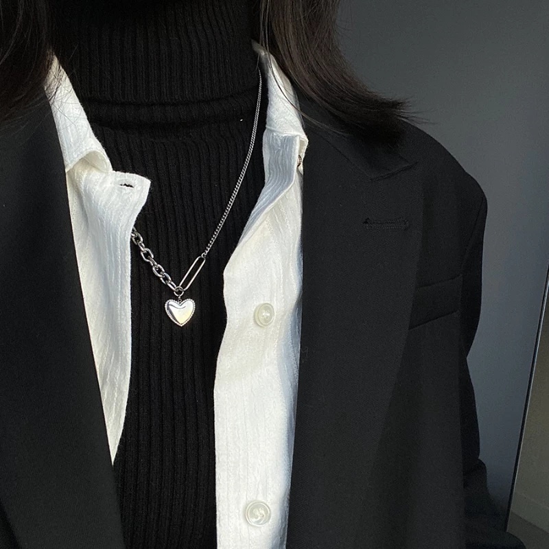 Vòng cổ Mặt Trái Tim Thời Trang Cá Tính Cho Nữ