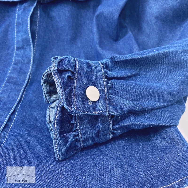 Sơ mi bò cúc cài , bèo tiểu thư hàng quảng châu cao cấp