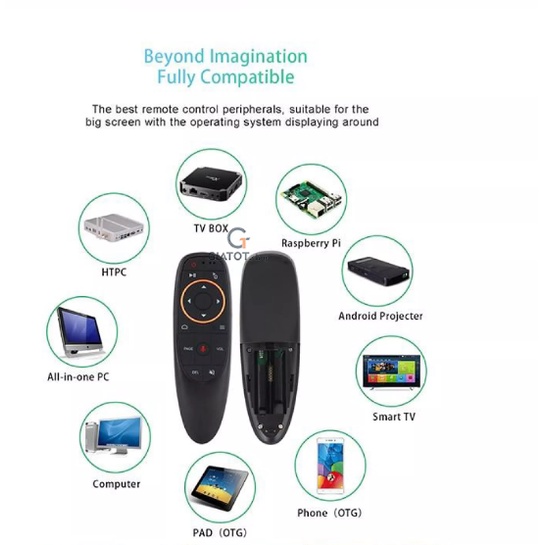 Điều khiển Chuột bay tìm kiếm giọng nói Air Mouse Remote Voice G10