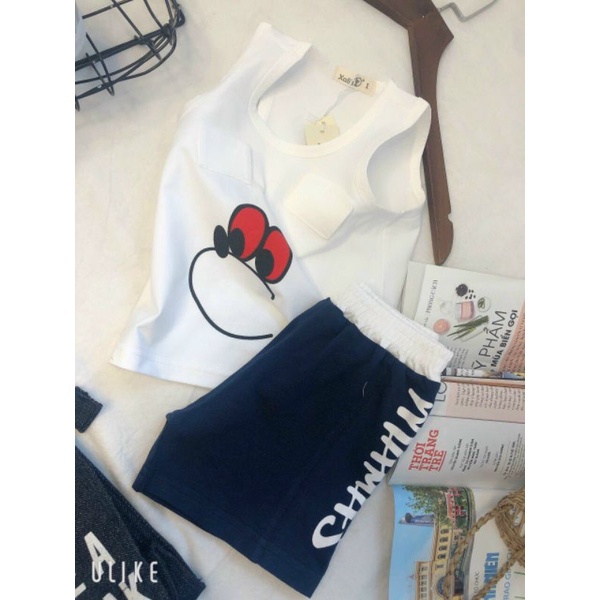 Set bé trai in hình thú xinh xắn