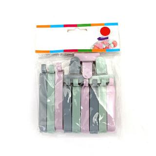 Set 12 kẹp miệng túi nhựa Mini
