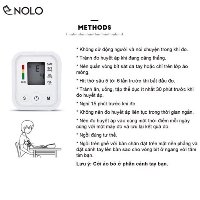 [Chính Hãng] Máy Đo Huyết Áp  - Nhịp Tim Điện Tử Arm Style tự động chuẩn xác 100%