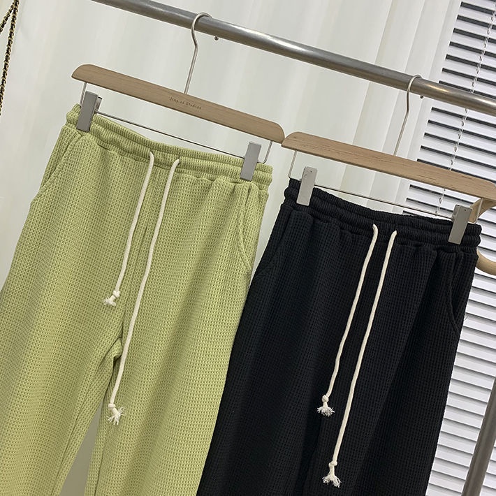 Jiashucheng Quần Ống Rộng Dáng Suông Phong Cách Hàn Quốc Dễ Phối Đồ Thời Trang Xuân Hè Mới Cho Nữ Sinh