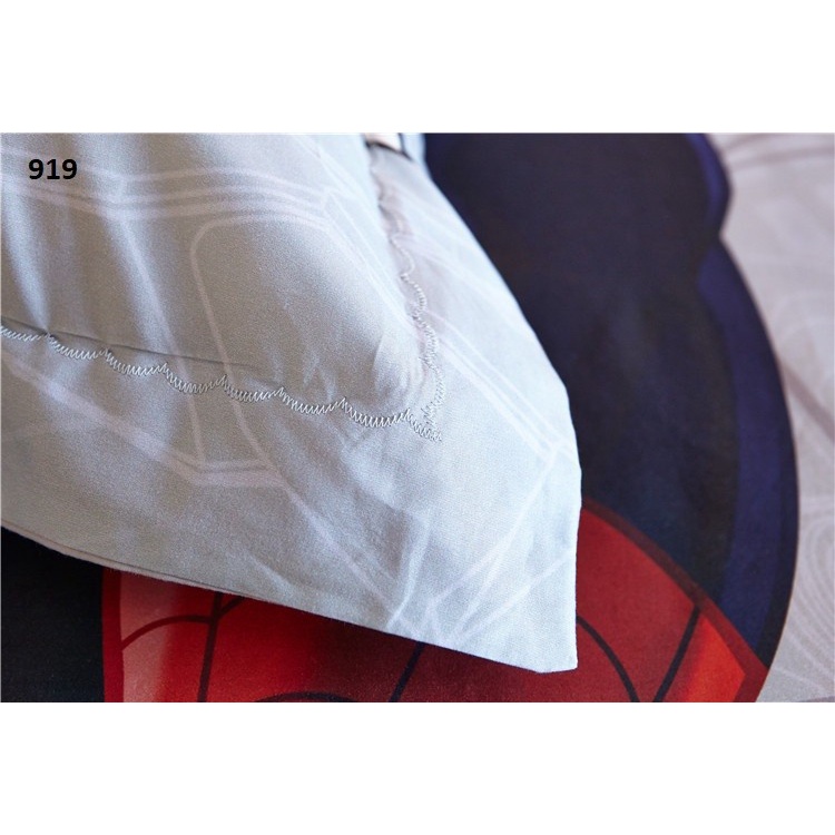 GC0122 - Bộ chăn ga gối giường 120*200cm hình người nhện hàng nhập