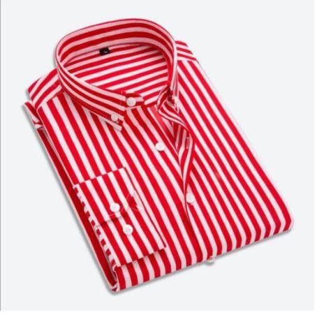 [NHIỀU MÀU] Áo Sơ Mi Nam Kẻ Sọc Công Sở - Phong Cách Lịch Lãm 45-78kg | BigBuy360 - bigbuy360.vn