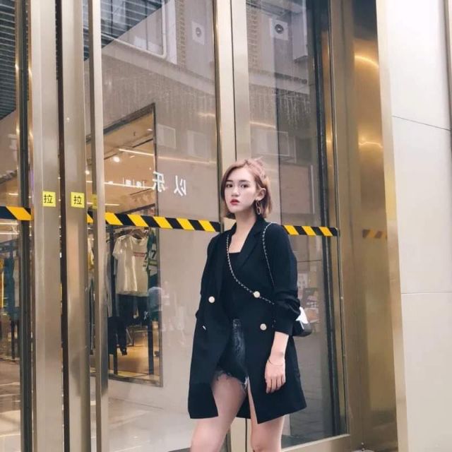 Đầm sơ mi cổ vest thời trang Ulzzang hàng Quảng Châu (ảnh thật cuối) | BigBuy360 - bigbuy360.vn