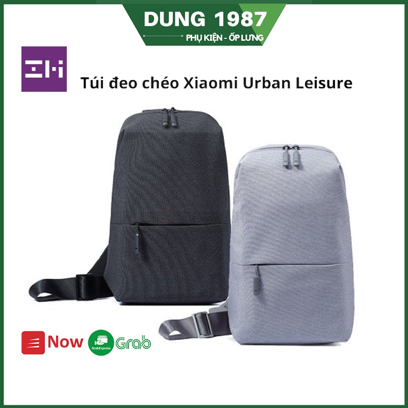 Túi đeo chéo Xiaomi Urban Leisure ( ĐEN & XÁM )