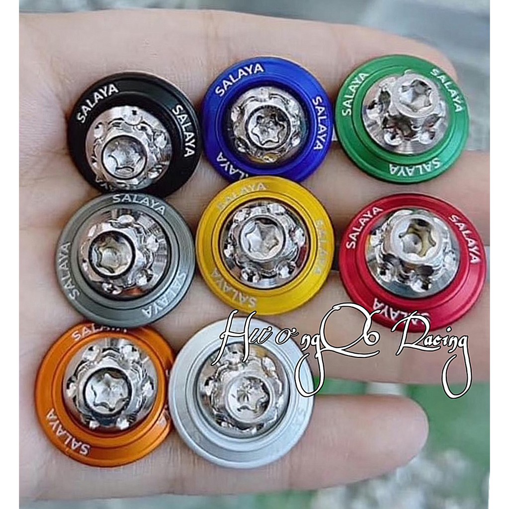 Lông đền nhôm  nhiều màu sử dụng cho ốc Salaya, ốc Titan GR5