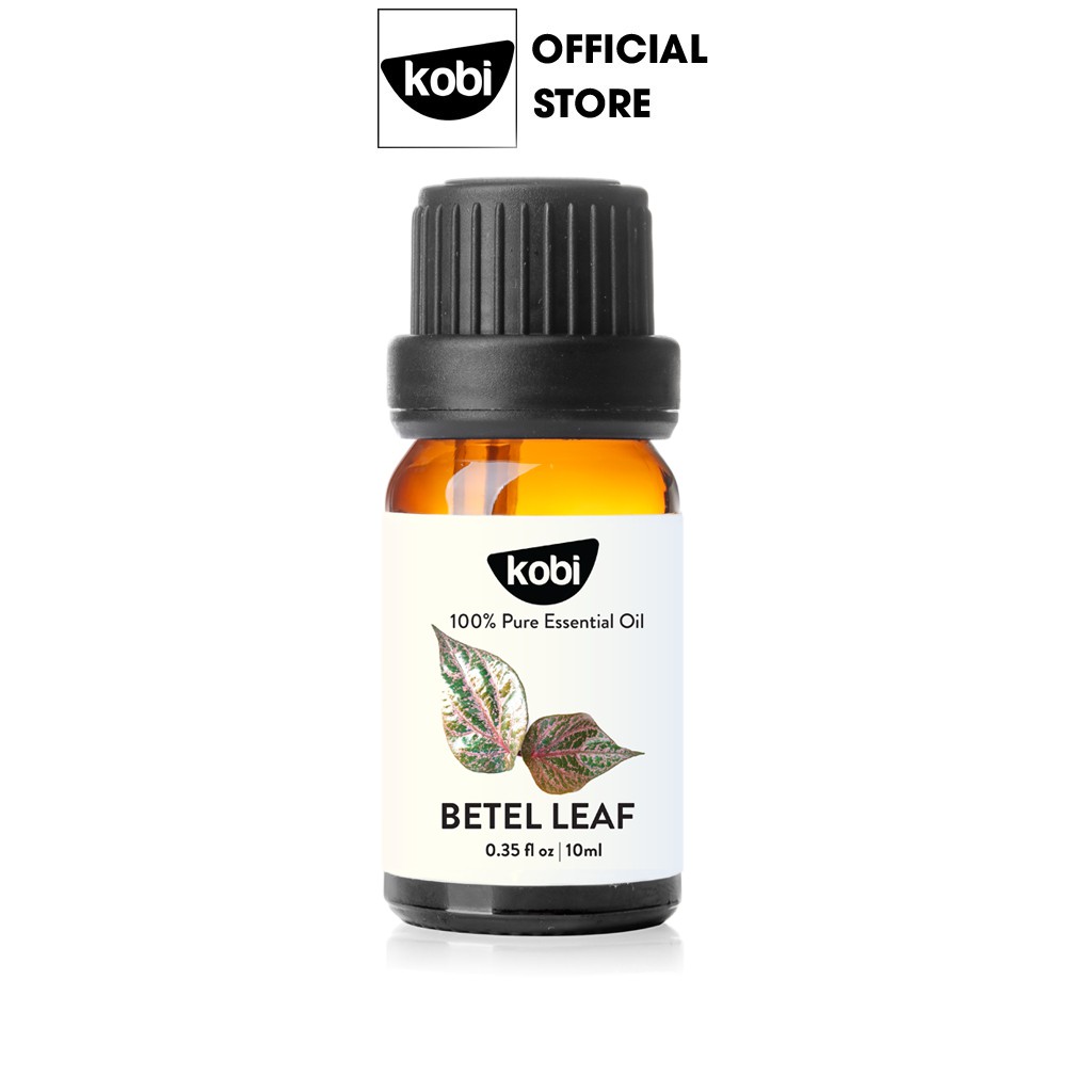 Tinh dầu Lá Trầu Không Kobi Piper Betel Leaf essential oil giúp chống viêm nhiễm, giảm đau, kích thích tiêu hóa - 10ml