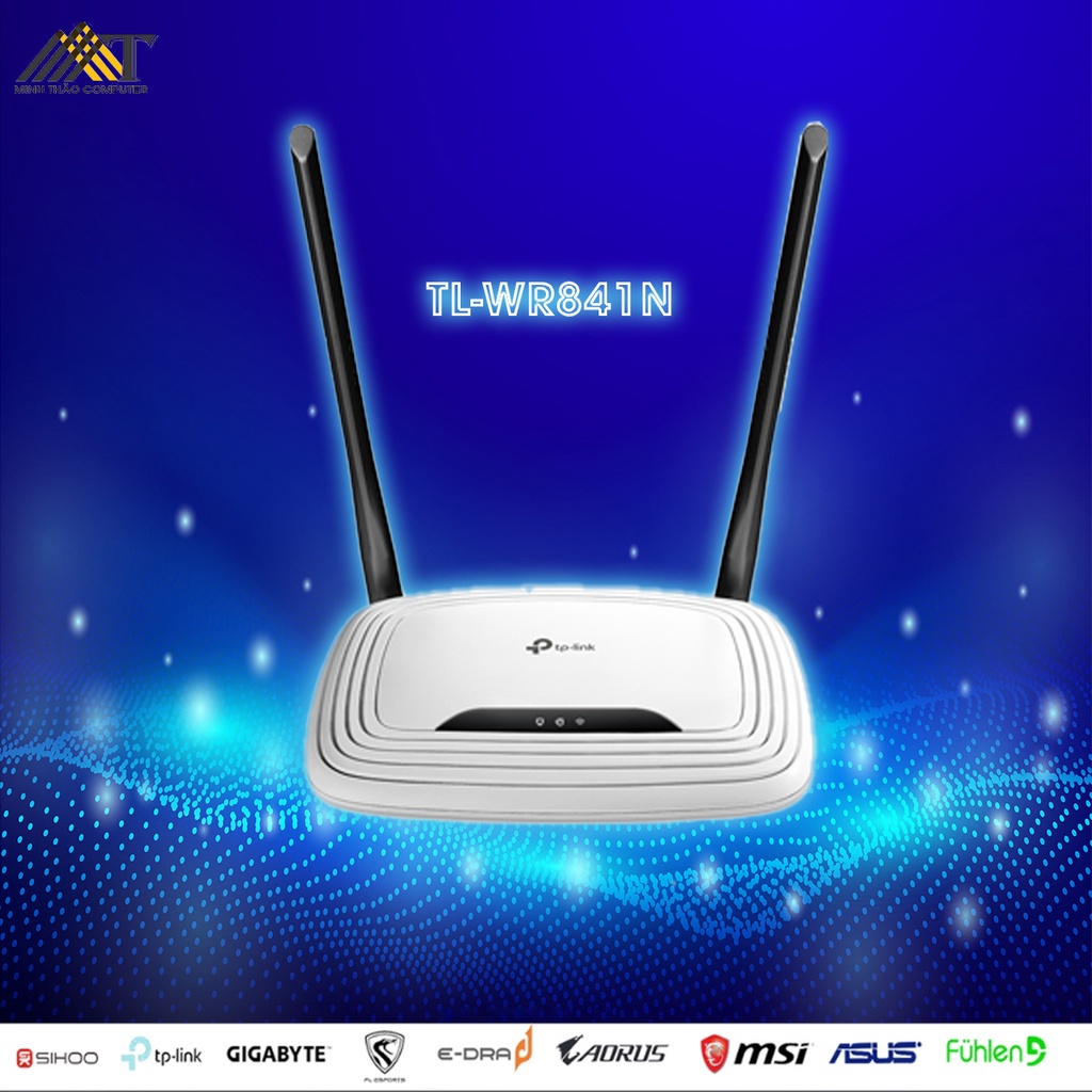 Bộ Phát Wifi TP LINK 841 Model Wifi TP-LINK TL-WR841N Chính hãng AkayStores cục phát Wifi TPLink 841N thu phát sóng Wifi