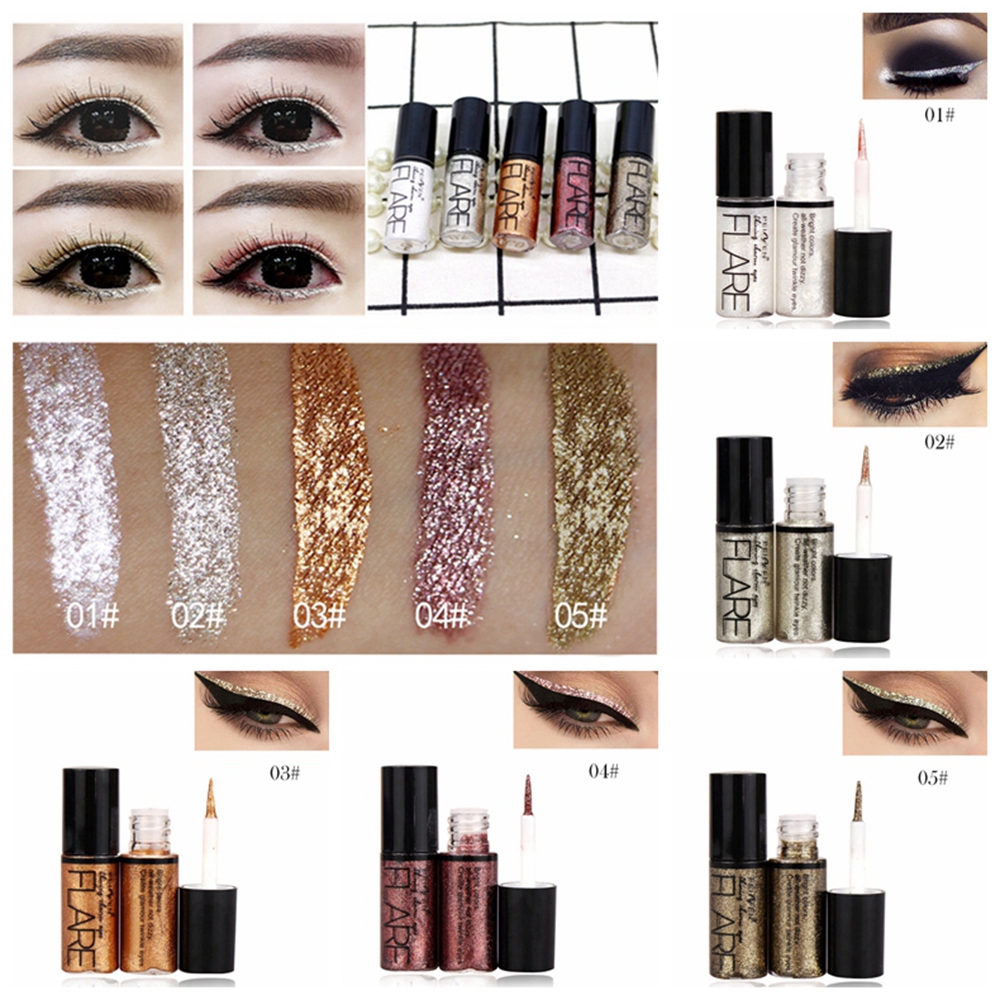 Bút kẻ mắt kim tuyến óng ánh bền màu