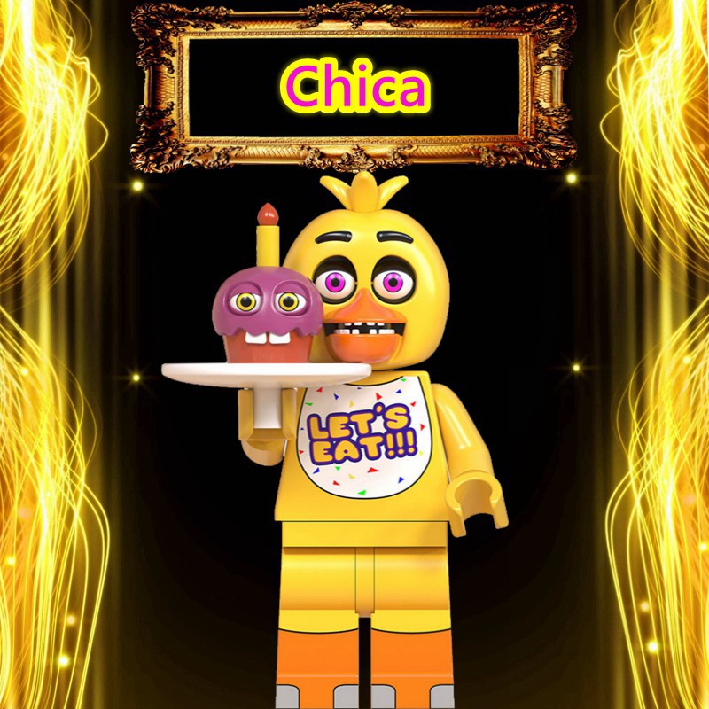 Bộ Lắp Ghép Lego Nhân Vật Game Five Nights At Freddy 's Freddy Chica