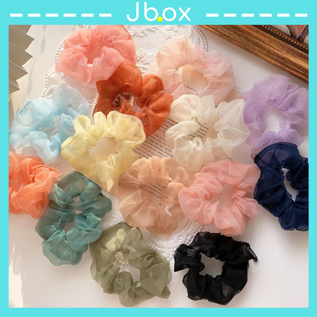 Cột tóc vải Scrunchies Trơn CT57