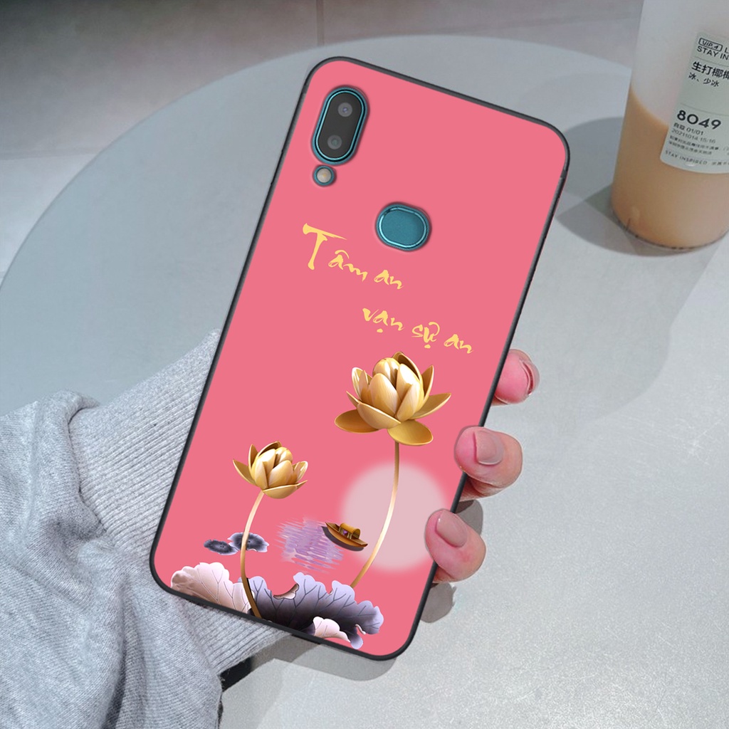 Ốp Samsung A10s in hình màu Tâm An Vạn Sự An, ốp lưng cao cấp chất lượng