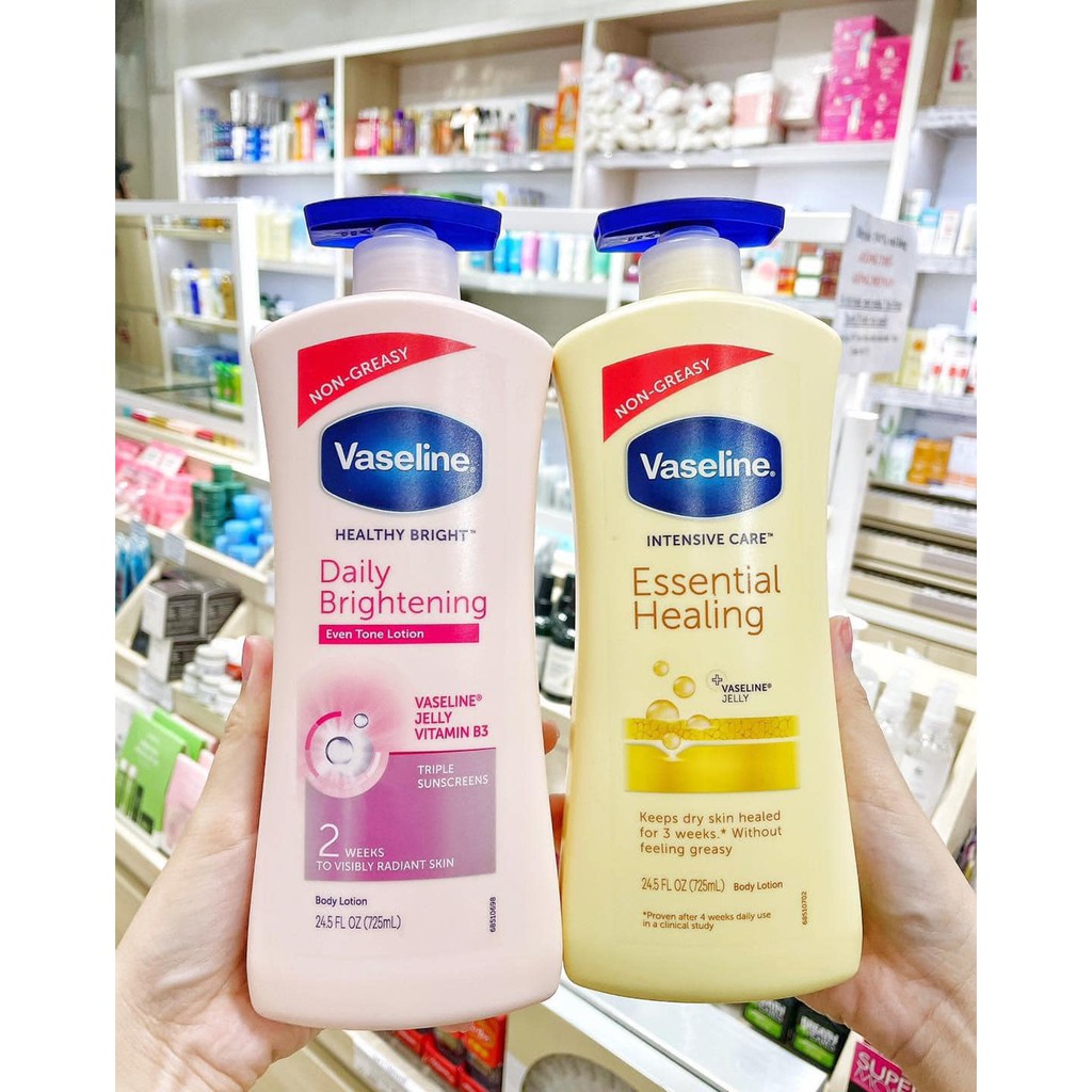 Sữa dưỡng thể Vaseline Healthy White UV Lightening Body Lotion 725ml