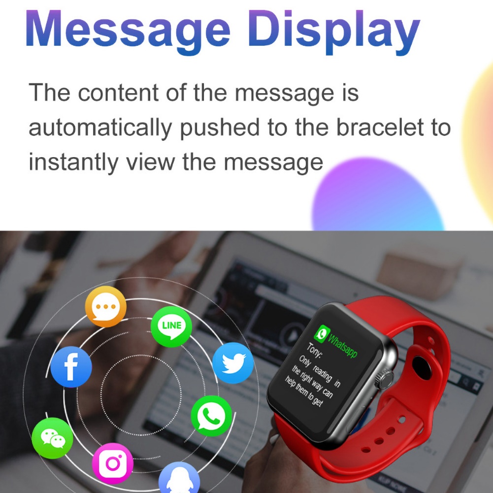 Bộ Vòng Tay Thể Thao Thông Minh Chống Nước Giám Sát Nhịp Tim V60 Ip65