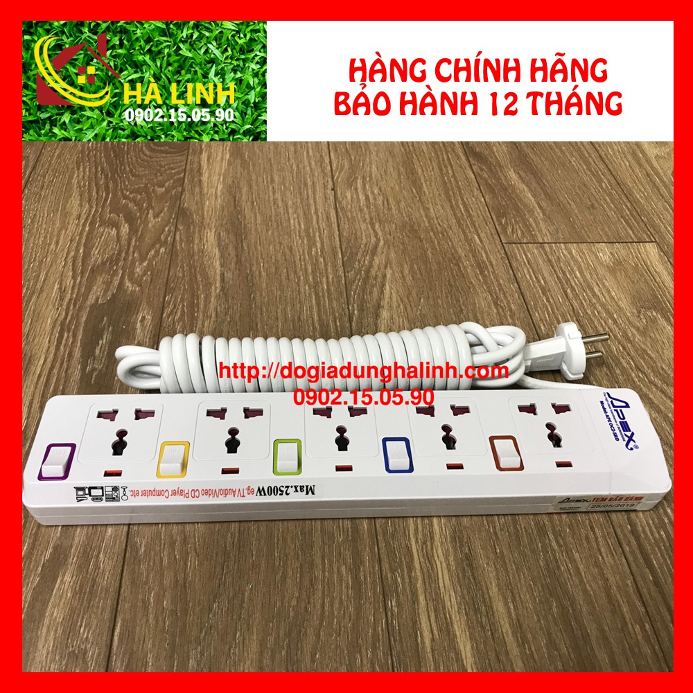 Ổ CẮM ĐIỆN SUNHOUSE APEX APE-OC2-5RD