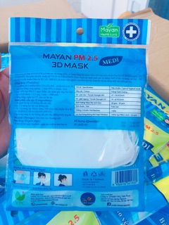 Khẩu Trang Mayan 3D Mask N95 ( túi 5 cái)