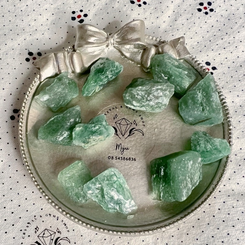 Đá thô Lepidolite Mica crystal màu xanh ánh lấp lánh sưu tầm, handmade, reiki, thanh tẩy thiền định