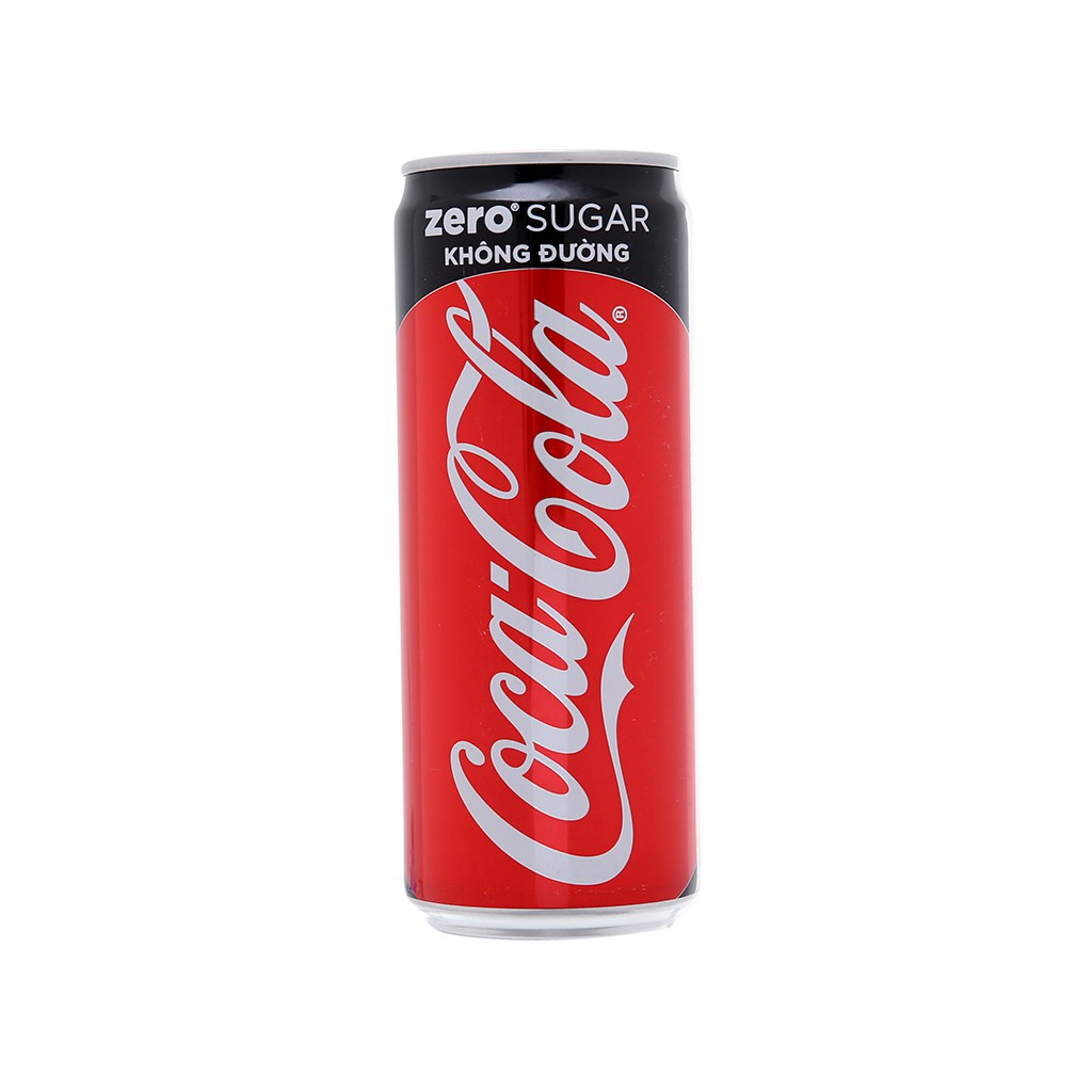 5 lon nước ngọt Coca Cola Zero 330ml